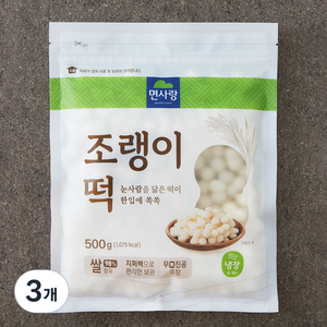 면사랑 조랭이떡, 500g, 3개, 1개입