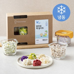 맘마유 퀵 밀키트 진밥 B플랜 760g (냉동), 1세트, 혼합맛(한우/팽이버섯/닭가슴살/고구마/새우/적채)