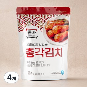 종가 총각김치, 400g, 4개