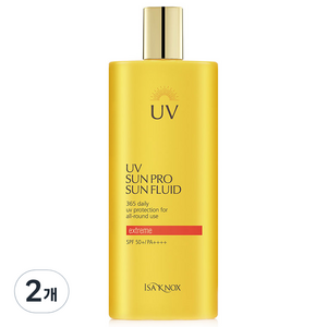 이자녹스 UV선프로 365 익스트림 선플루이드 SPF50+ PA++++, 70ml, 2개