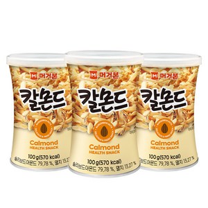 머거본 칼몬드 믹스넛, 100g, 3개