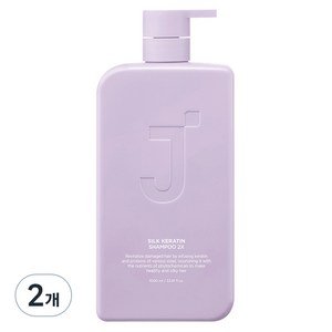 제이숲 실크 케라틴 샴푸 2X 포근한향, 1L, 2개