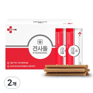 견사돌 소형견용 덴탈껌, 닭고기맛, 168g, 2개