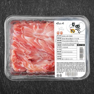 도뜰한돈 파머스팩 한돈 등심 꽃살 (냉장), 1000g, 1개