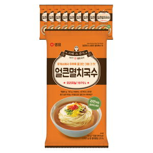 샘표 얼큰멸치국수, 101g, 10개