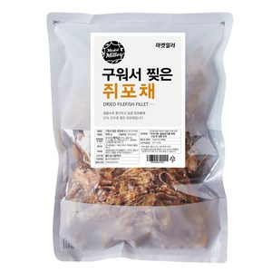 마켓밀러 구워서 찢은 쥐포채, 500g, 1개