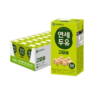 연세두유 고칼슘, 200ml, 24개