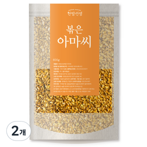 한방선생 볶은 아마씨, 600g, 2개