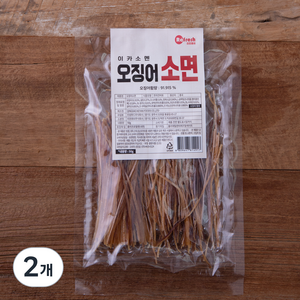 리프레쉬 이카소멘 오징어 소면, 50g, 2개