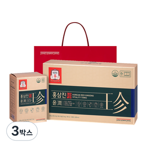 정관장 홍삼진윤 30포 + 쇼핑백, 40ml, 3개