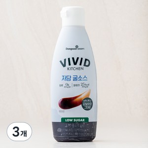 비비드키친 저당 굴소스, 310g, 3개