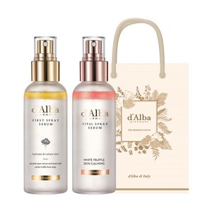 달바 화이트 트러플 퍼스트 스프레이 세럼 100ml + 바이탈 스프레이 세럼 100ml + 기프트백, 1세트