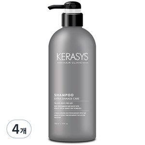 케라시스 엑스트라 데미지 케어 플러스 샴푸 프루티엠버 프로랄 오리엔탈 향, 750ml, 4개