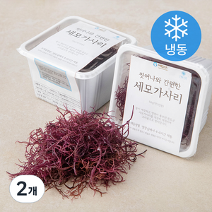 해맑은번영 간편한 세모가사리 2p (냉동), 100g, 2개