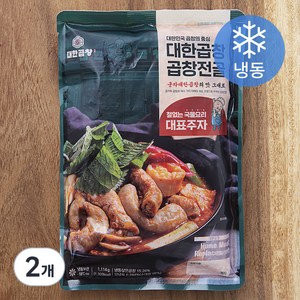 대한곱창 곱창전골 (냉동), 2개, 1.114kg