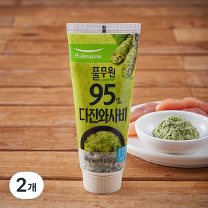 풀무원 95% 다진 와사비, 80g, 2개