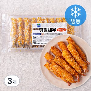 면사랑 프리미엄 튀김새우 40% (냉동), 300g, 3개