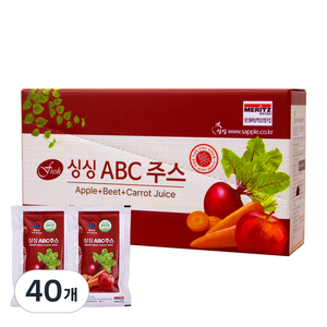 싱싱 ABC 주스, 100ml, 40개