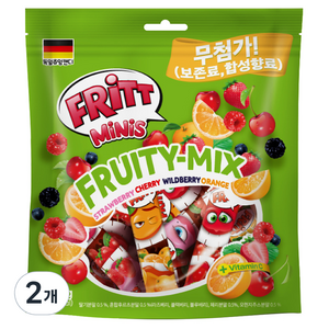 FRITT 미니 츄잉 젤리, 2개, 350g