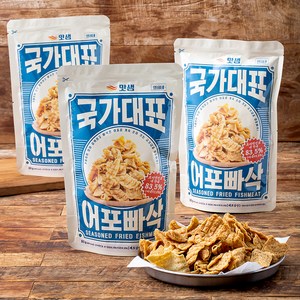 맛샘 국가대표 어포빠삭, 80g, 3봉