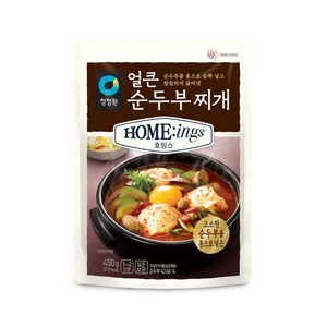 청정원 호밍스 얼큰 순두부찌개, 450g, 1개