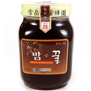 설악산허니팜 꽃꿀 100% 밤꿀, 1.2kg, 1개