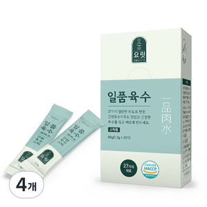 요릿 일품육수 20p, 66g, 4개