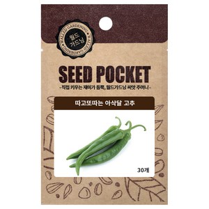 월드가드닝 따고또따는 아삭달 고추 씨앗, 1개