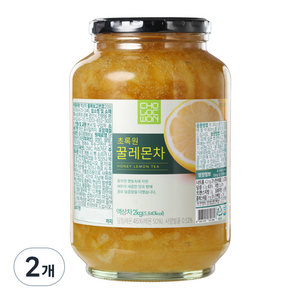 초록원 꿀레몬차, 2kg, 1개입, 2개