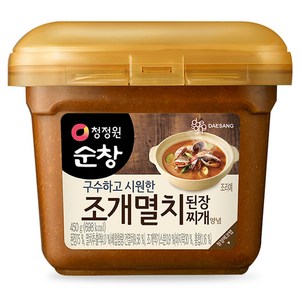 청정원순창 조개멸치 된장찌개 양념, 450g, 1개