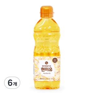 티케이 현미유, 500ml, 6개