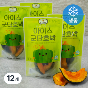 고구마공장 아이스 군단호박 (냉동), 100g, 12개