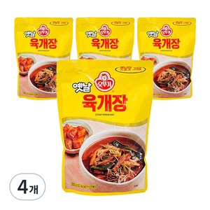 오뚜기옛날 육개장, 500g, 4개