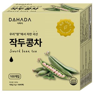 다하다 작두콩차, 1g, 100개입, 1개