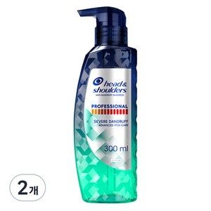 헤드앤숄더 프로페셔널 가려운 두피케어 샴푸, 300ml, 2개