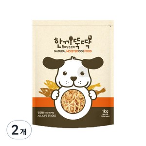 한끼뚝딱 전연령용 황태담은 한끼 소프트 사료, 소, 1kg, 2개