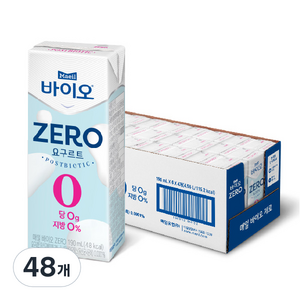 매일바이오 ZERO 요구르트, 48개, 190ml