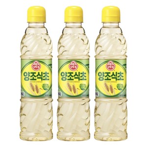오뚜기 양조식초, 500ml, 3개