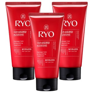 려 함빛 극손상 & 영양 트리트먼트 탈모증상완화 플로럴 파우더리향, 300ml, 3개