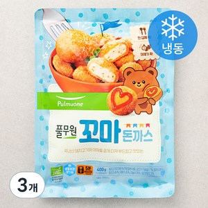 풀무원 꼬마 돈까스 (냉동), 400g, 3개