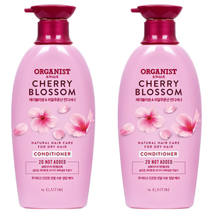 오가니스트 체리블라썸 & 히알루론산 컨디셔너, 500ml, 2개