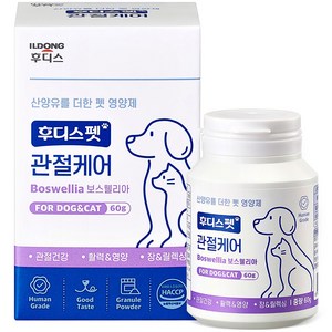 후디스펫 반려동물 영양제, 뼈/관절강화, 60g, 1개