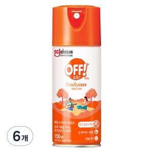 OFF 에어로졸 스프레이, 150ml, 6개