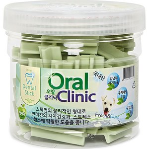 오랄클리닉 강아지 덴탈껌, 청사과, 300g, 1개