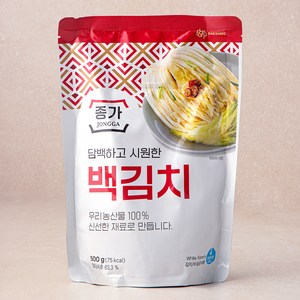 종가 백김치, 500g, 1개