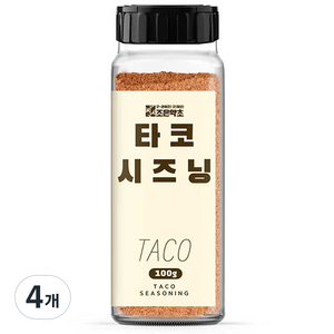 조은약초 타코 시즈닝, 100g, 4개