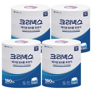크리넥스 에어셀 1겹 점보롤 화장지 180m, 12롤, 1개