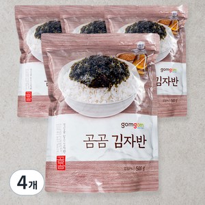 곰곰 김자반 (대용량), 500g, 4개