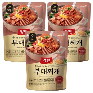 양반 수라 부대찌개, 460g, 3개