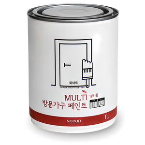 노루페인트 방문가구용 페인트, 화이트, 1L, 1개